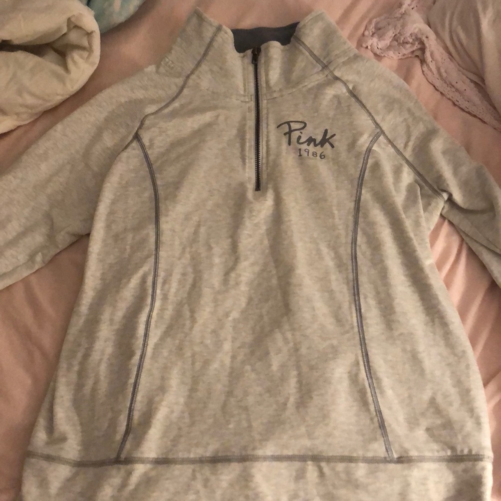 Pink Yoga half zip jacket